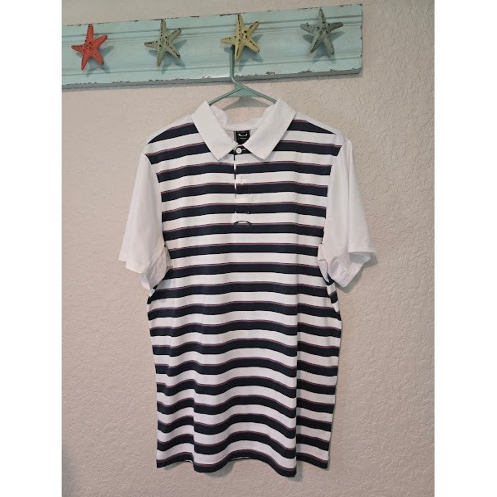 Oakley Striped Polo